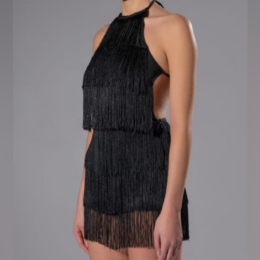 Western fringe romper